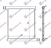 HLADNJAK MOTORA (44x38) BEHR