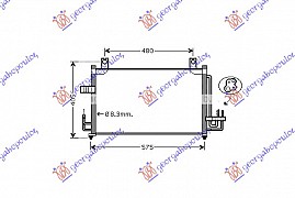 HLAD KLIME 1.8i 8V-1.5i 16(53.5x34.5x20)