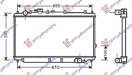 HLADNJAK MOTORA BENZIN(34.5x70)