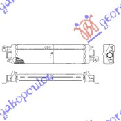 HLAD INTERCOOLER. 1.3 JTD(41x115x40)03-