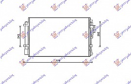 HLADNJAK KLIME 2.4 BENZIN (66.5x42.5)