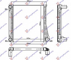 HLAD.INTERCOOLER 3.0TD 10- (495x593x40)