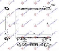 HLADNJAK BENZIN-DIZEL (580x720x26)