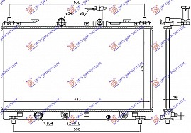 HLADNJAK 1.5dCi DIZEL (507x428x16)