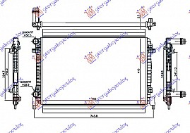 HLADNJAK MOTORA 1.6 16V (65x41.5x2.3)
